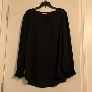 Maurices Silky Black Tunic Sz XXL